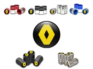 Renault Caps Tige Valve Pneus Vélo Construction Moderne